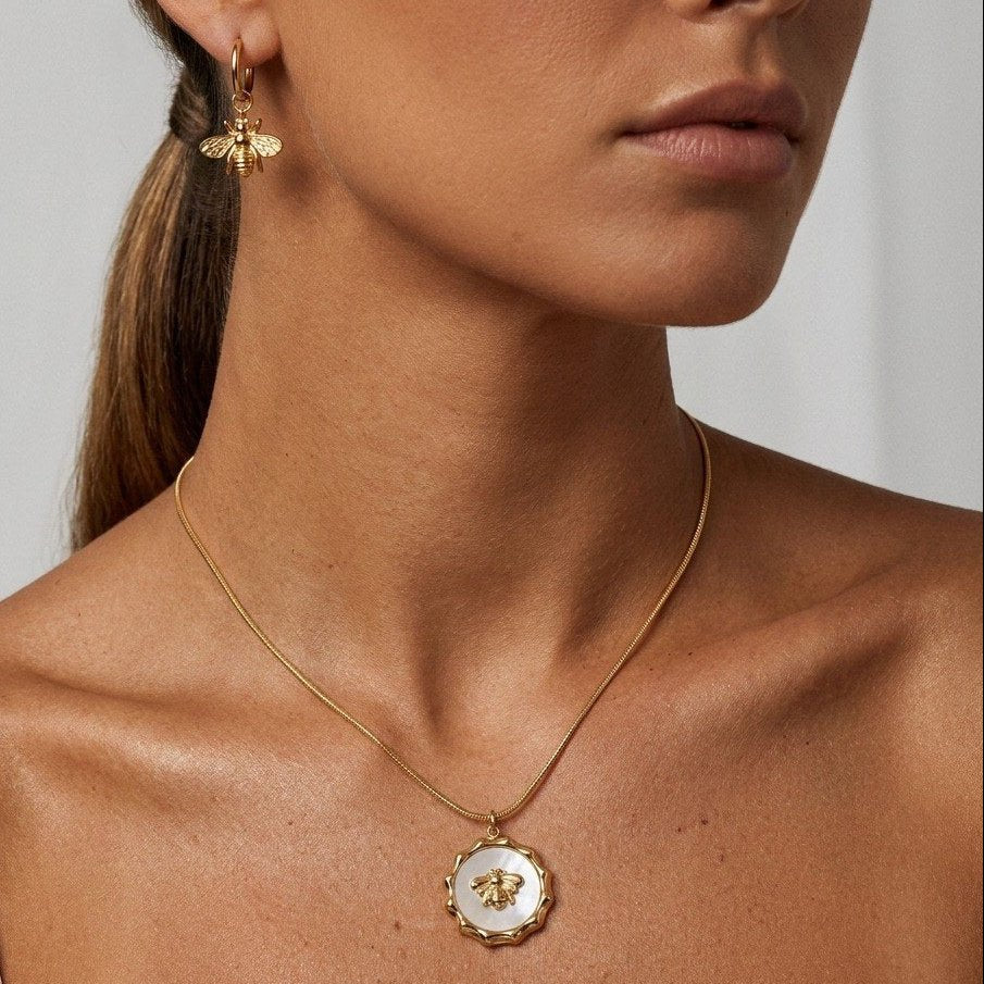 Bee Pendant Necklace