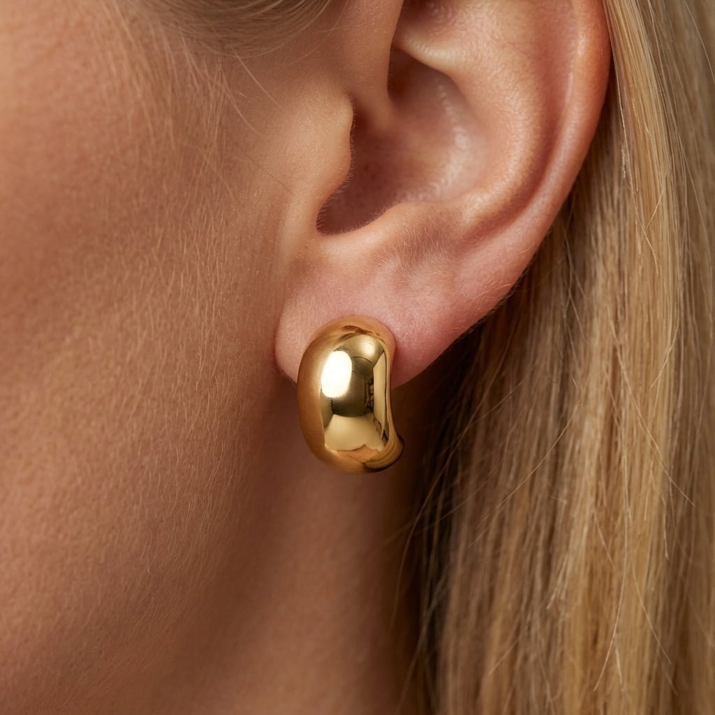 Droplet Gold Earrings