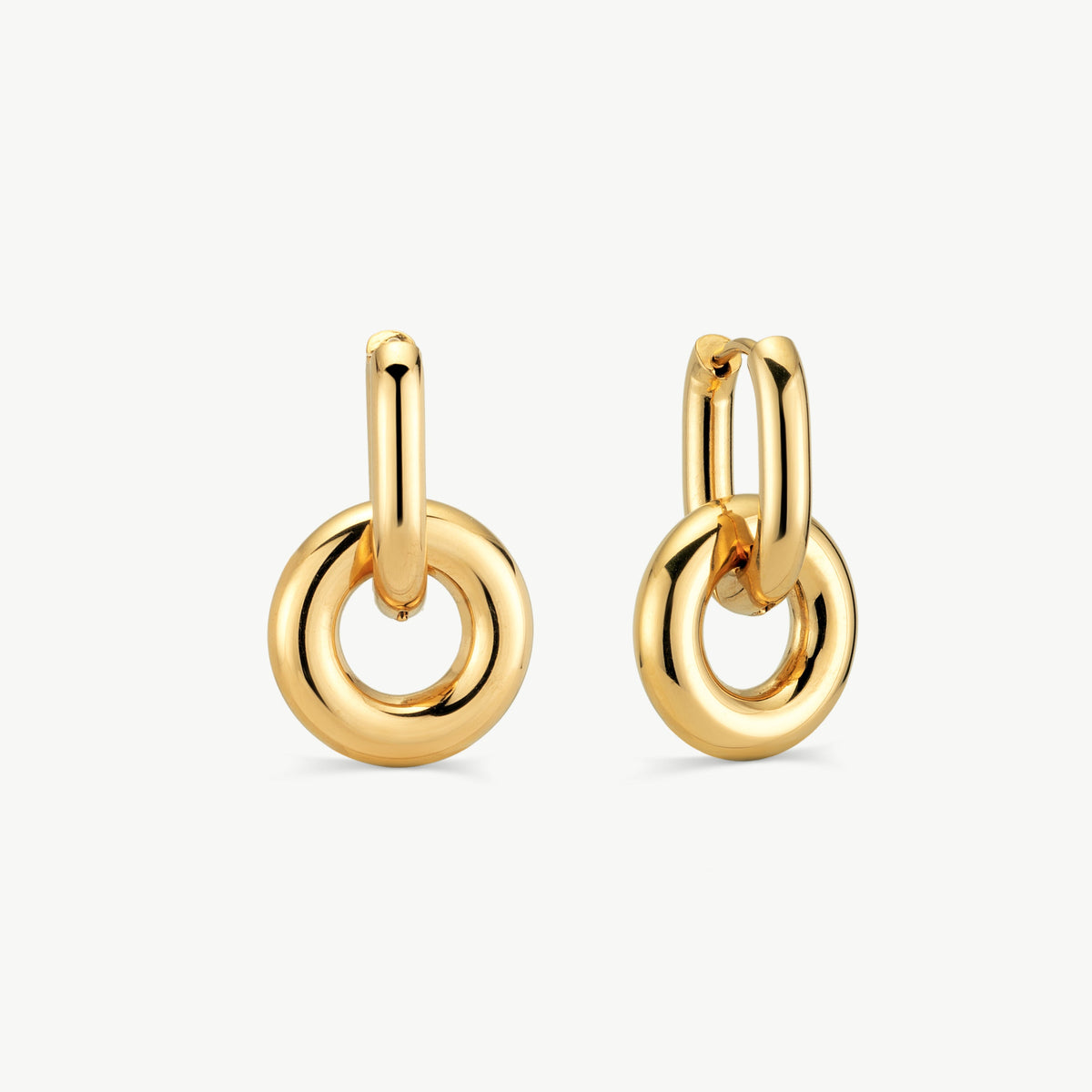 Gold Chain Link Earrings