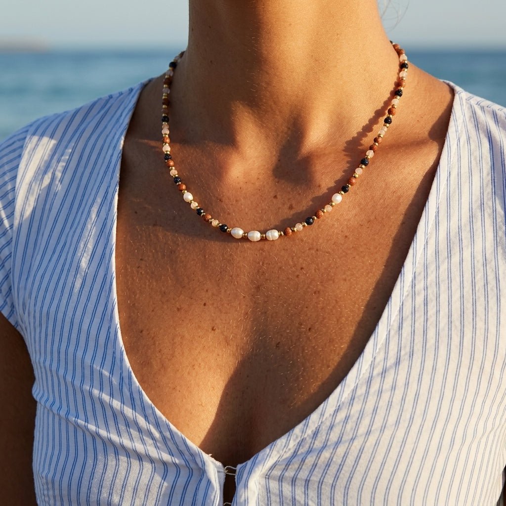 Beaded Choker Necklace