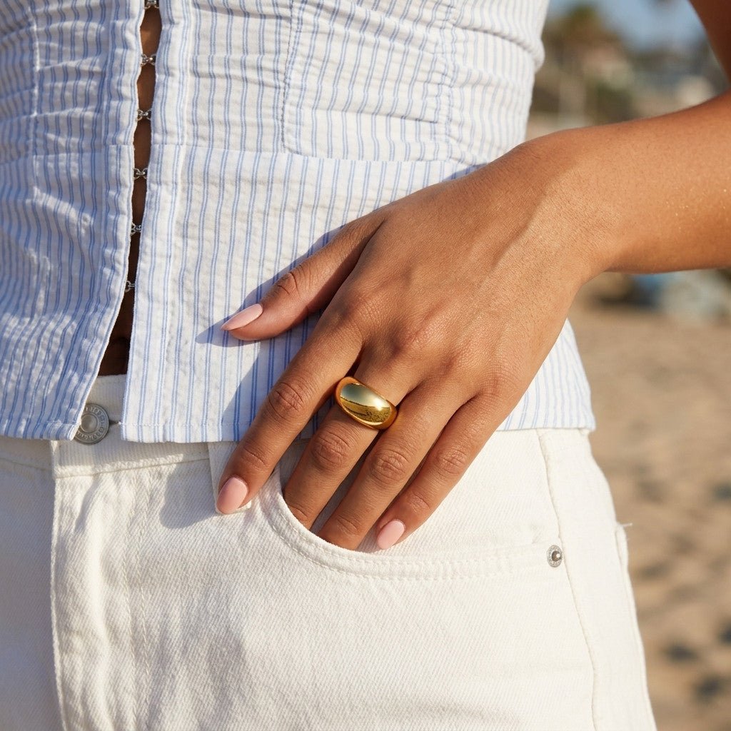 Chunky Gold Ring