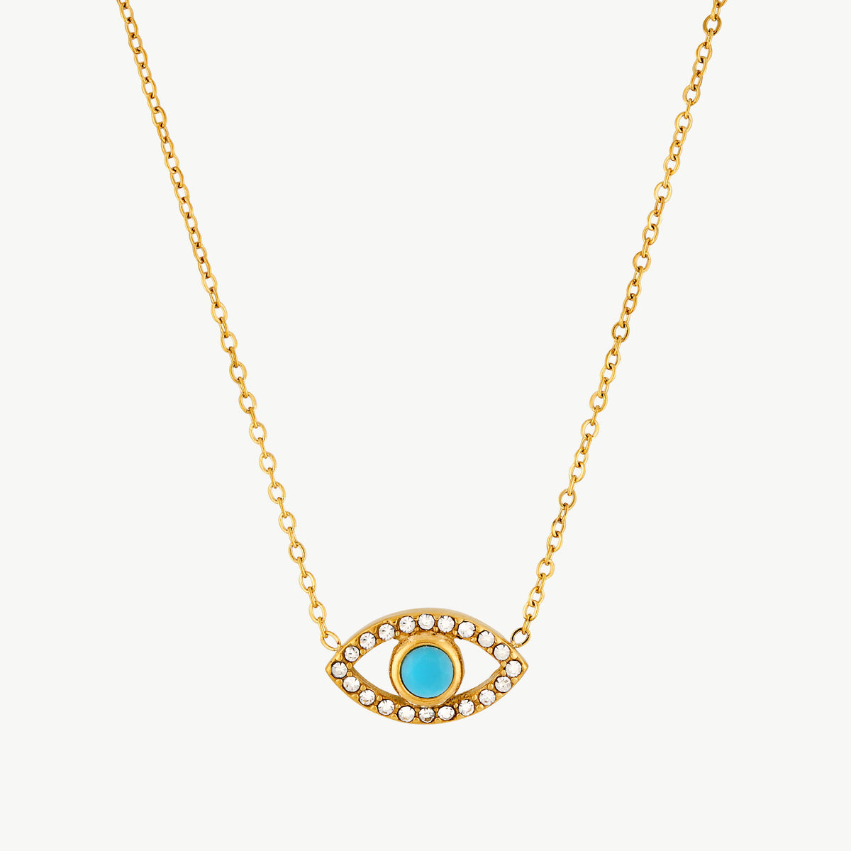 Turquoise Evil Eye Necklace