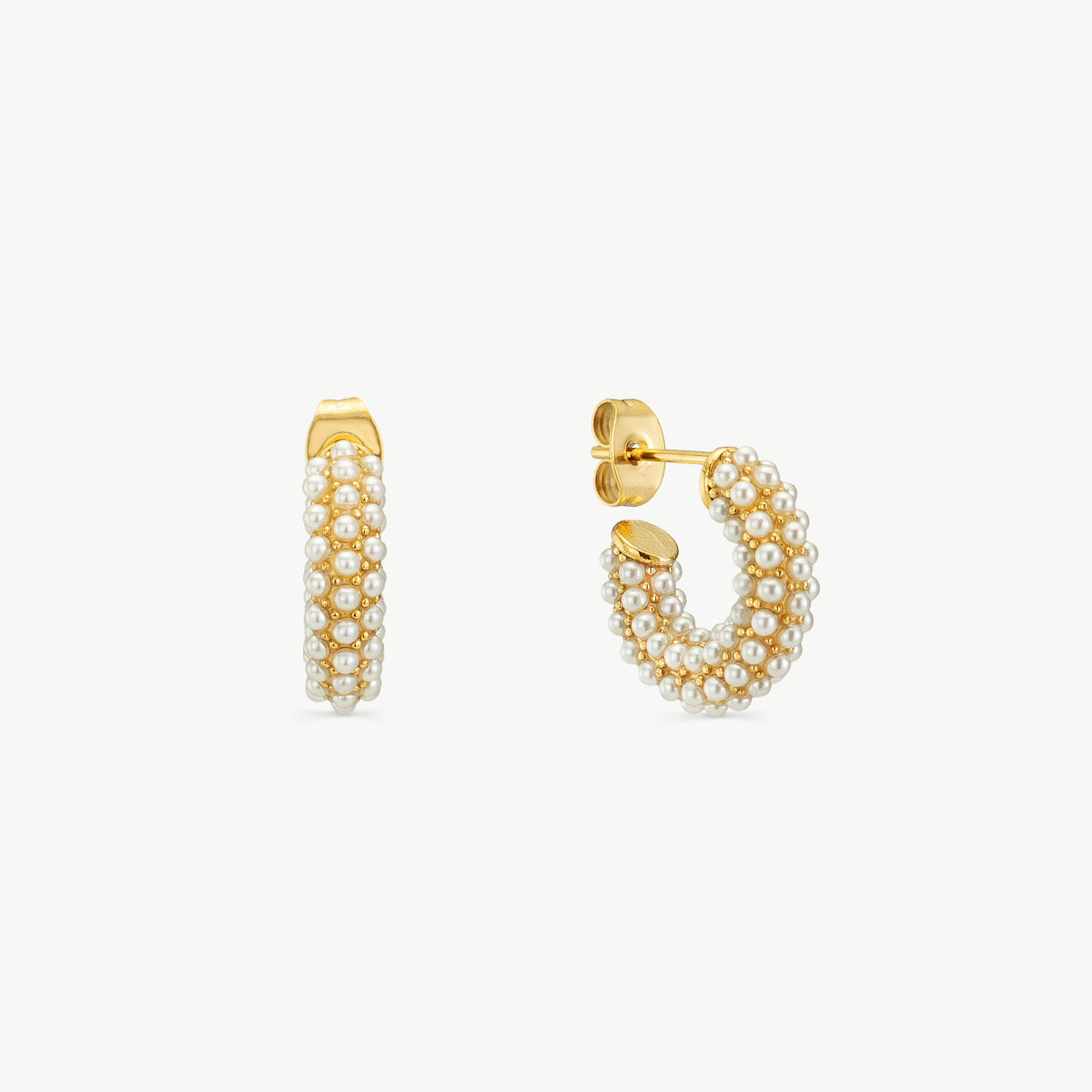 Beaded Pearl Earrings