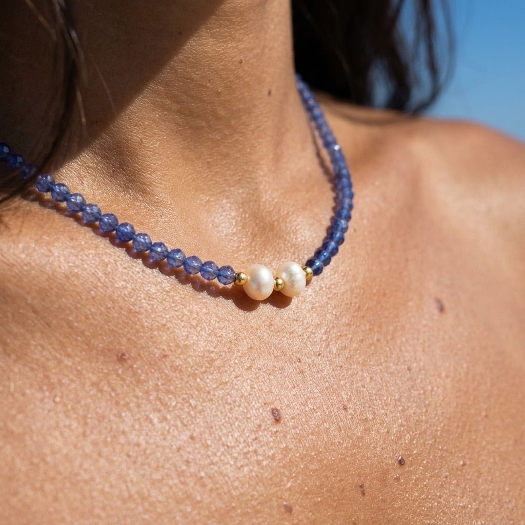 Blue Bead Necklace