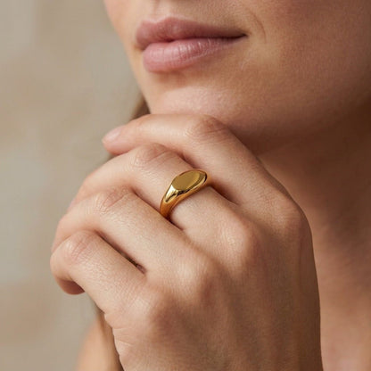 Gold Dome Ring
