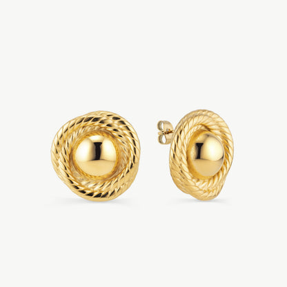Button Earrings