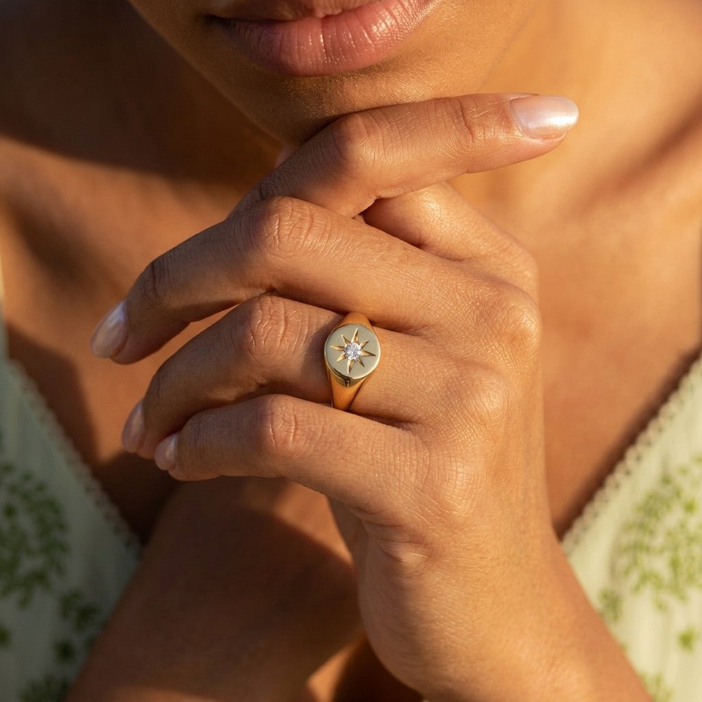 Star Signet Ring