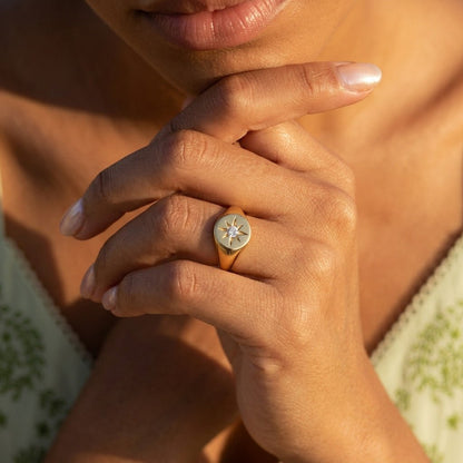 Star Signet Ring