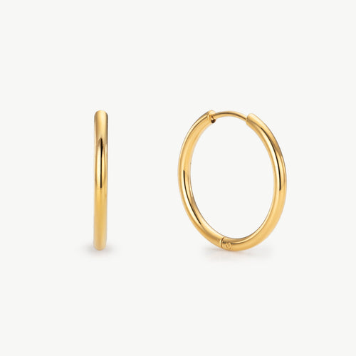Classic Gold Hoops