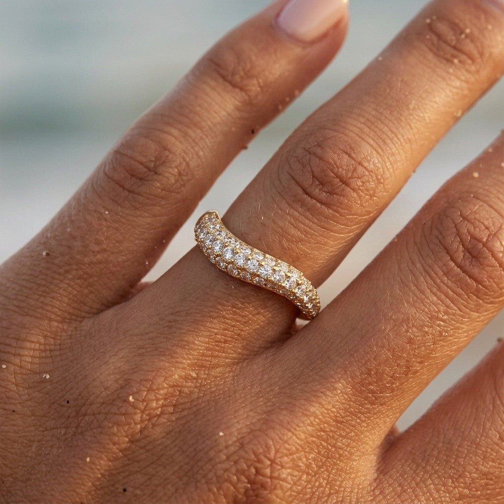 Gold Crystal Ring