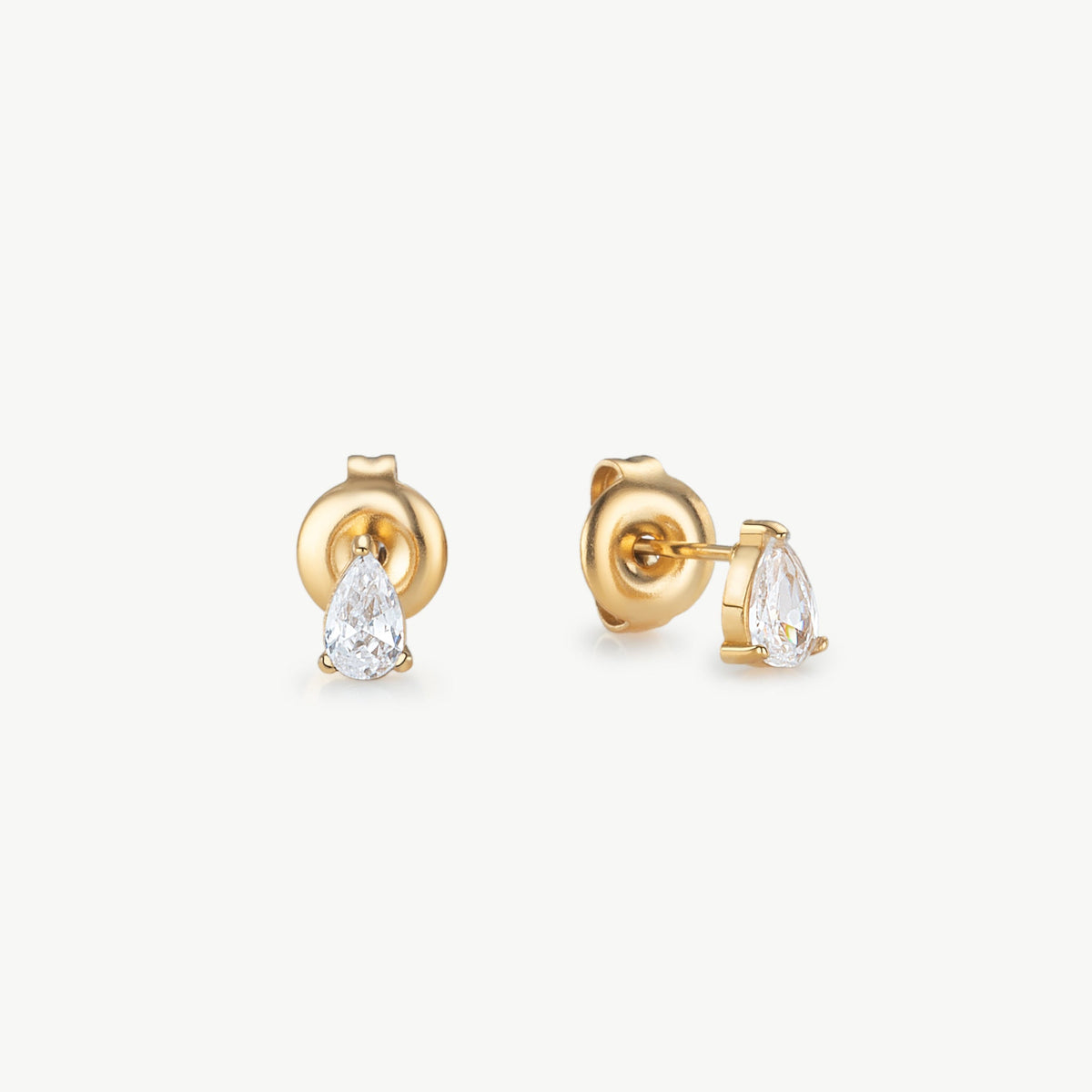 Cubic Zirconia Teardrop Earrings