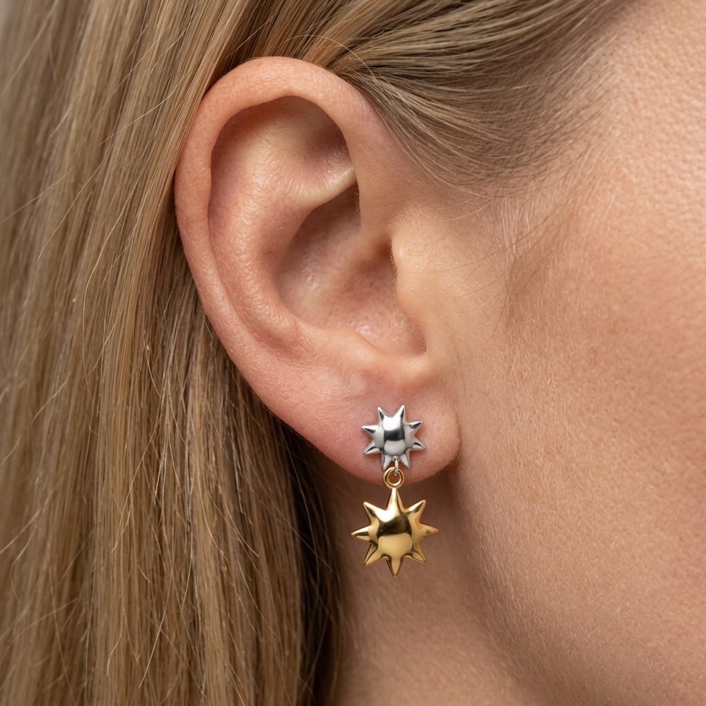 Star Dangle Earrings