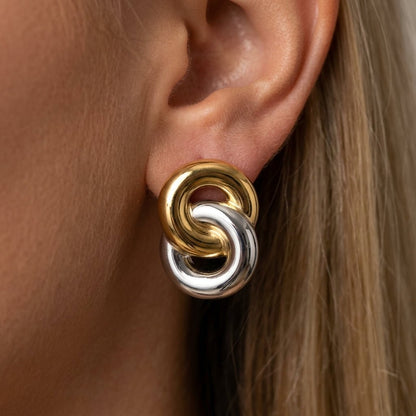 Gold & Silver Earrings