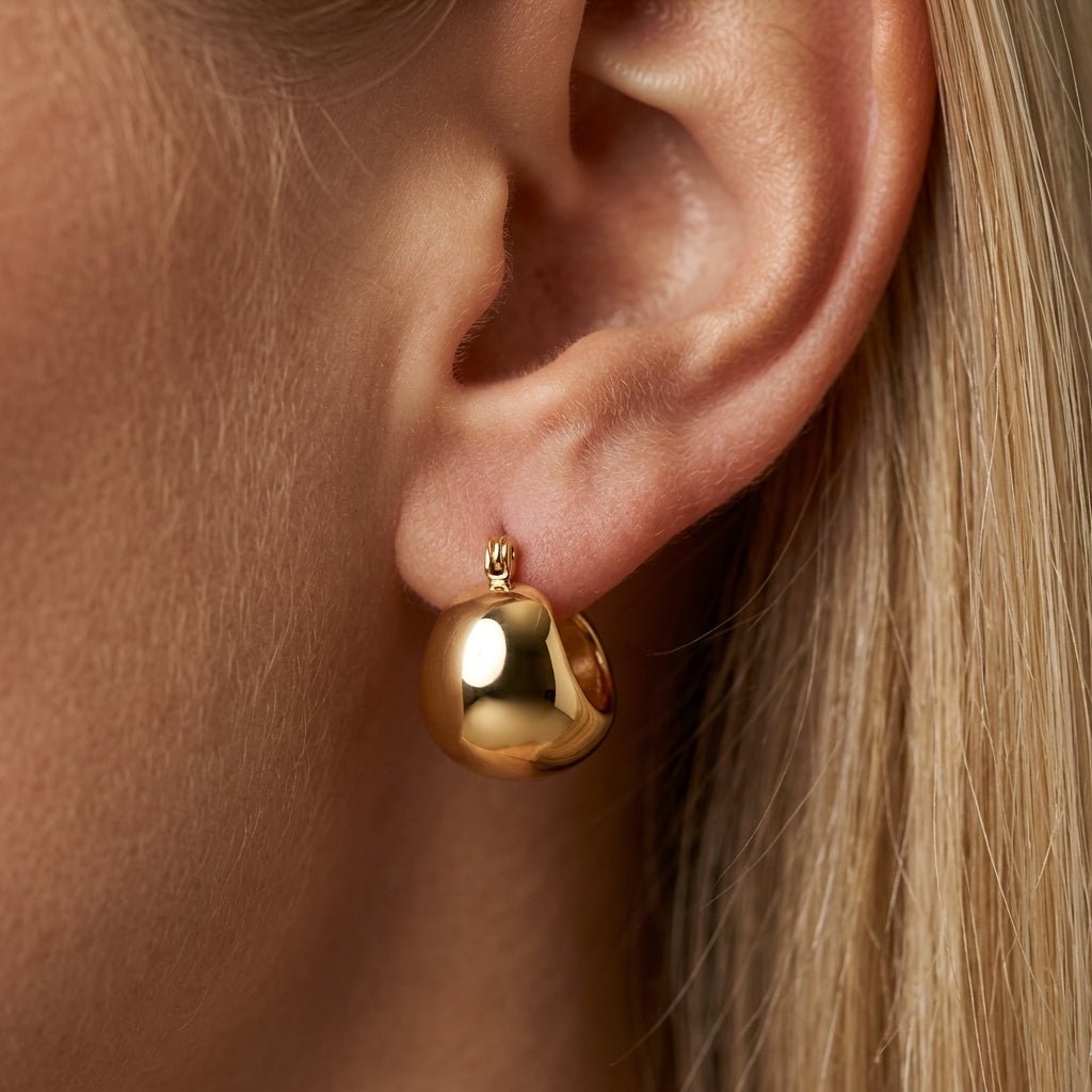 Chunky Gold Earrings