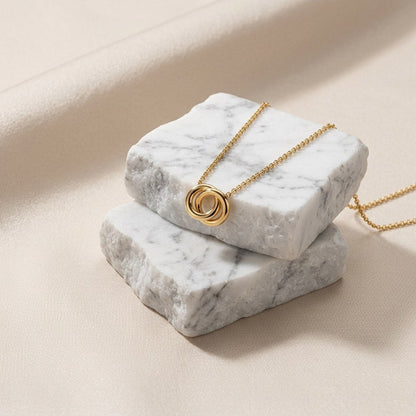 Interlocking Ring Necklace