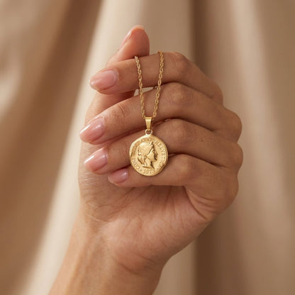 Roman Coin Necklace