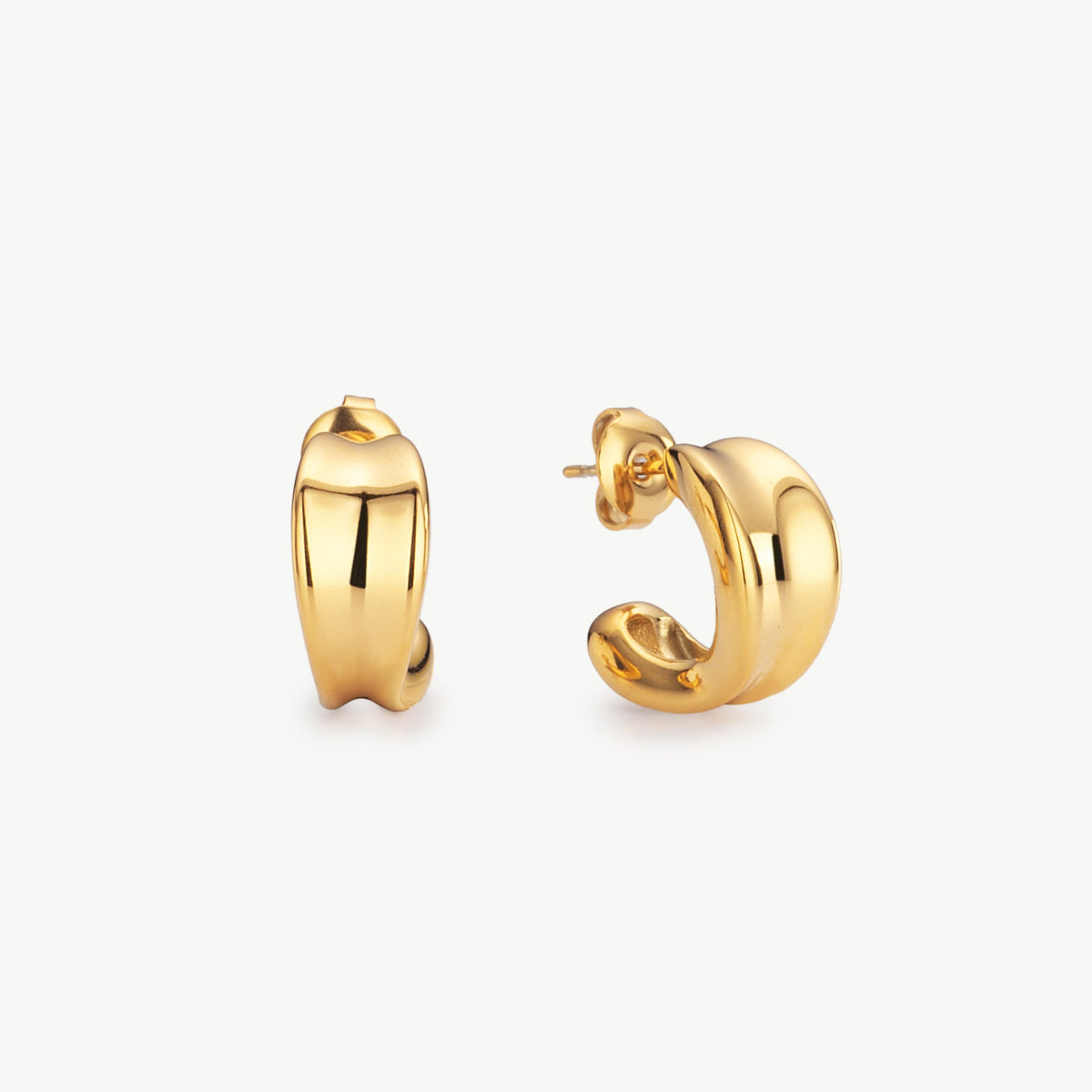 Gold Dome Earrings