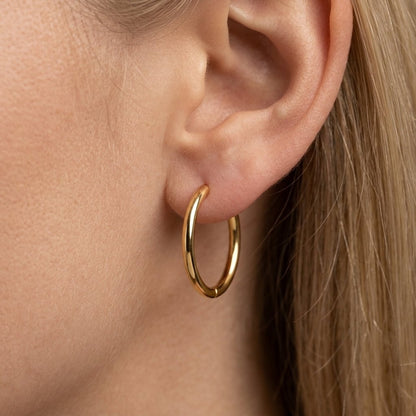 Classic Gold Hoops