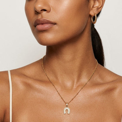 Horseshoe Charm Necklace