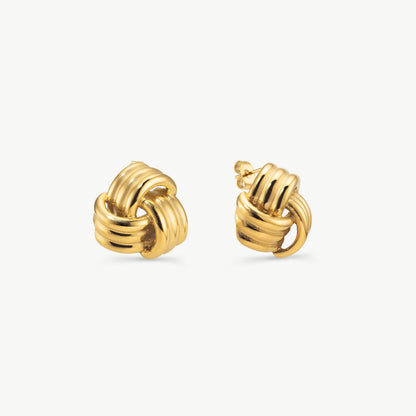 Gold Knot Earrings