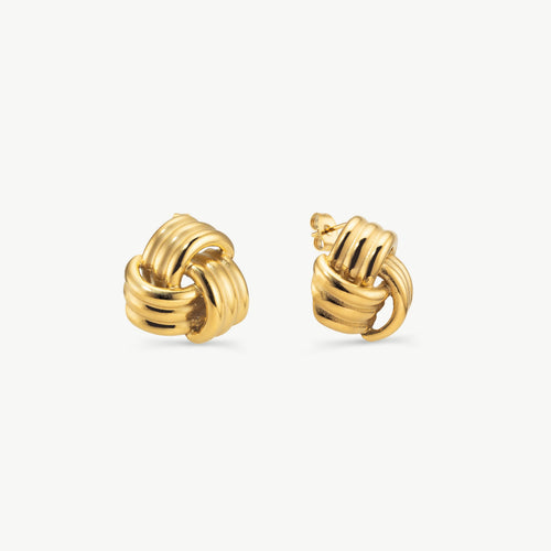 Gold Knot Earrings