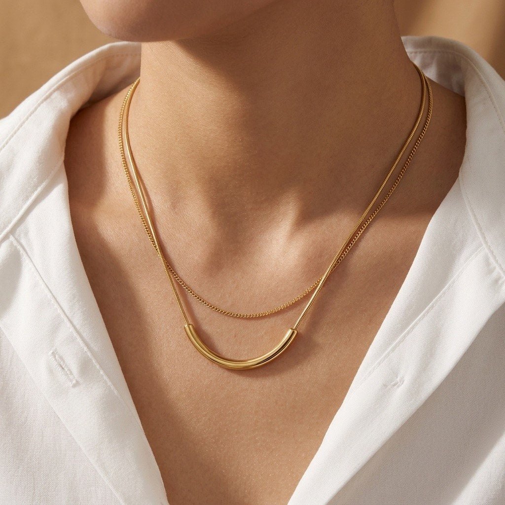 Double Chain Necklace