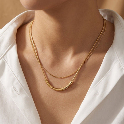 Double Chain Necklace