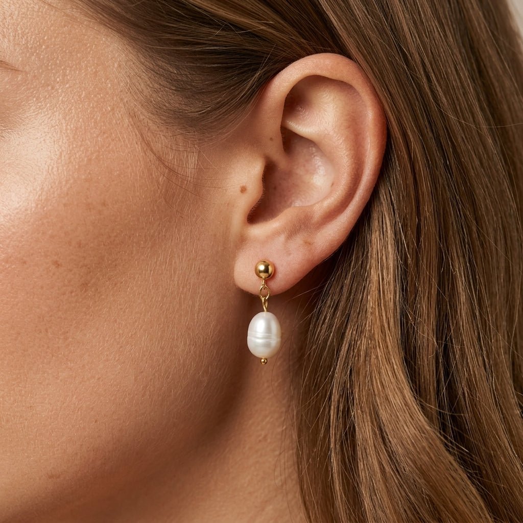 Freshwater Pearl Drop Earrings
