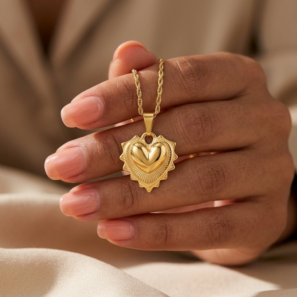 Puffy Heart Necklace