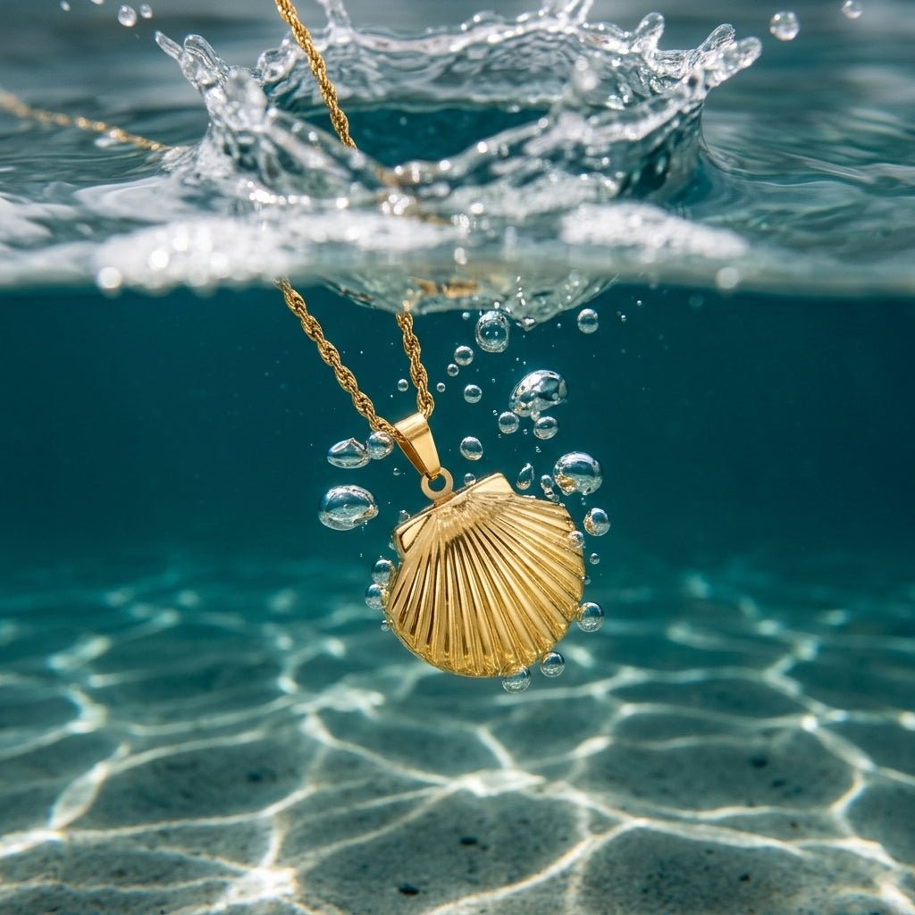 Shell Locket Necklace