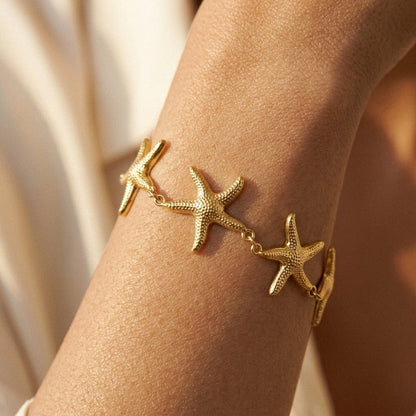 Starfish Bracelet Gold