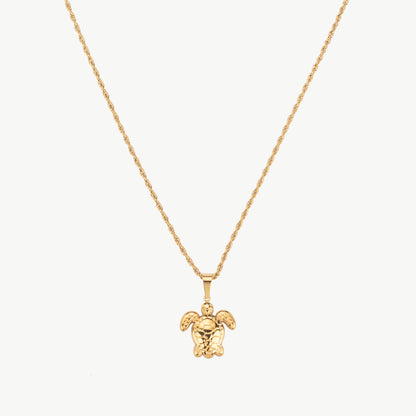Gold Turtle Necklace