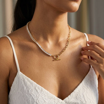 Cubic Zirconia Choker Necklace