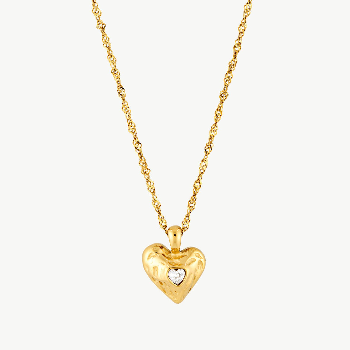 Heart Crystal Necklace