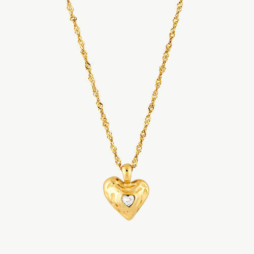 Heart Crystal Necklace