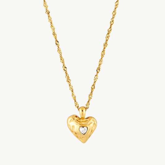 Heart Crystal Necklace