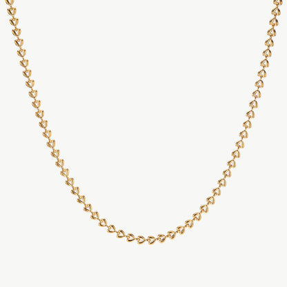 Heart Link Chain Necklace