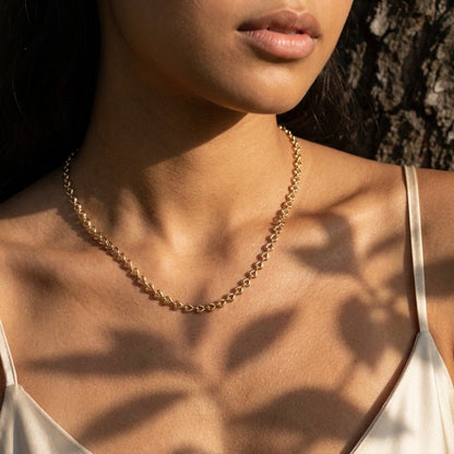 Heart Link Chain Necklace