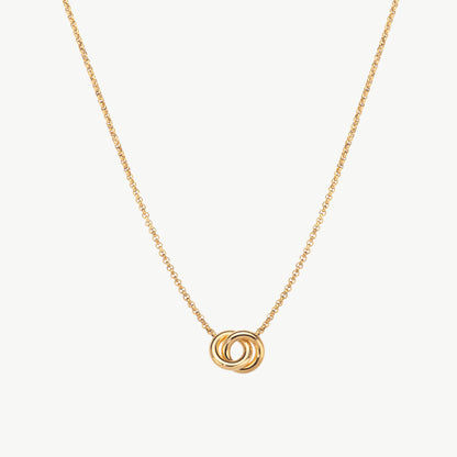 Interlocking Ring Necklace