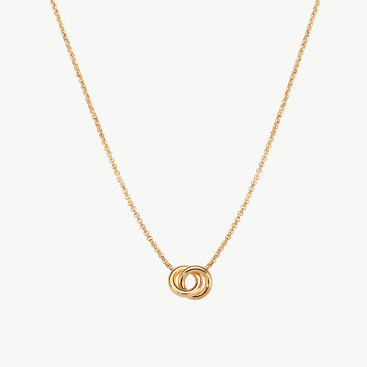 Interlocking Ring Necklace