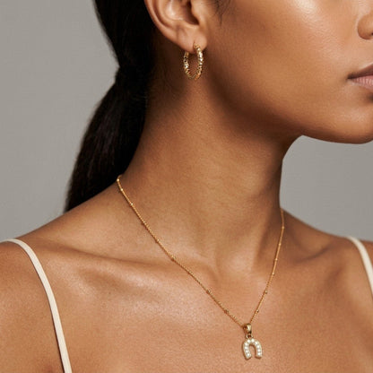 Horseshoe Charm Necklace