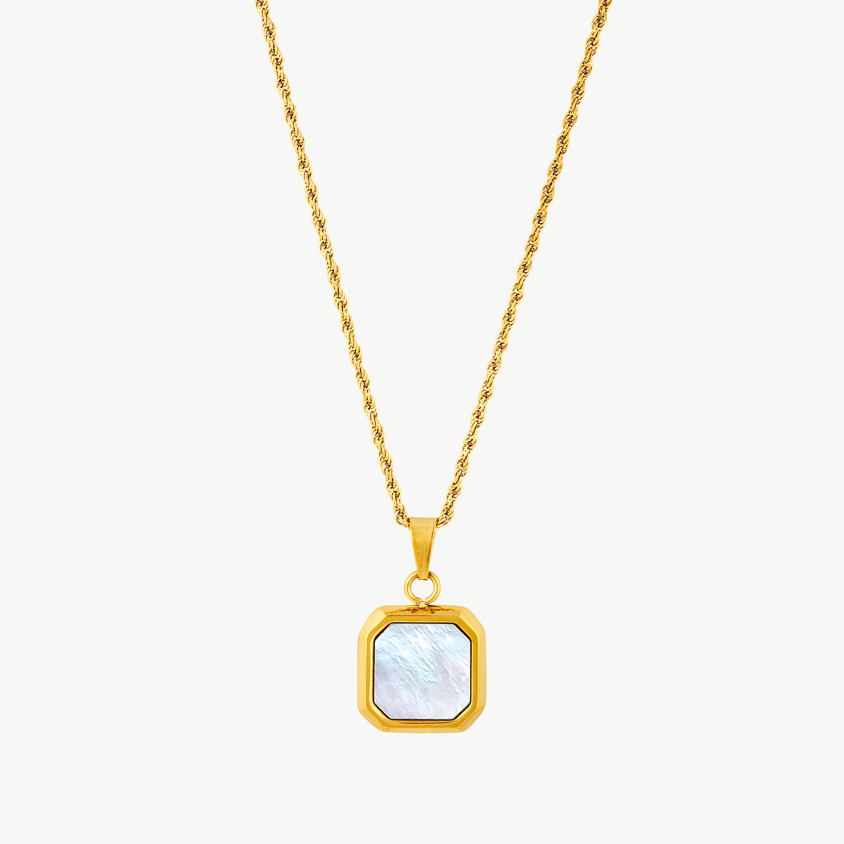 Mother Of Pearl Pendant Necklace