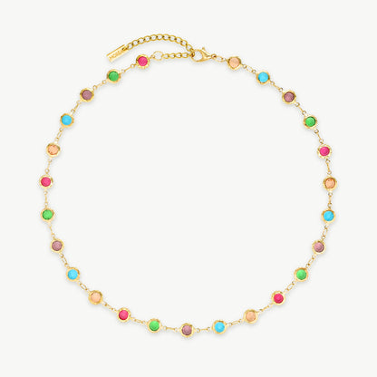 Multicolor Gemstone Necklace