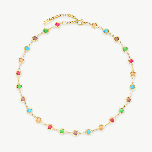 Multicolor Gemstone Necklace