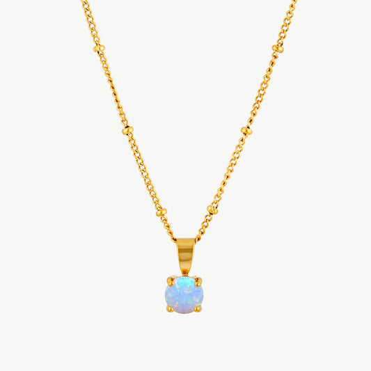 Opal Pendant Necklace