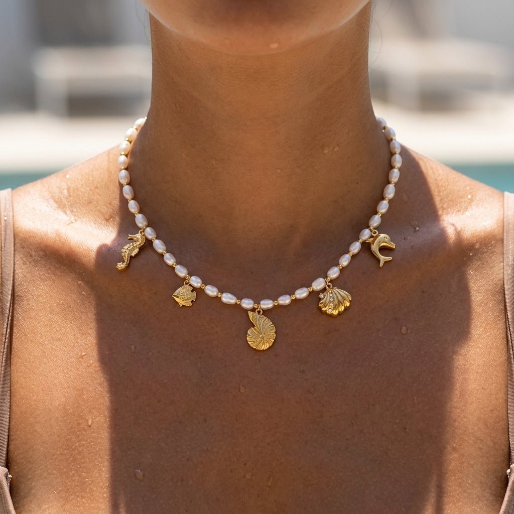 Beach Charm Necklace