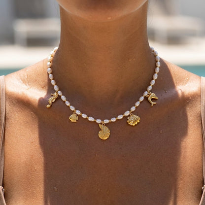 Beach Charm Necklace