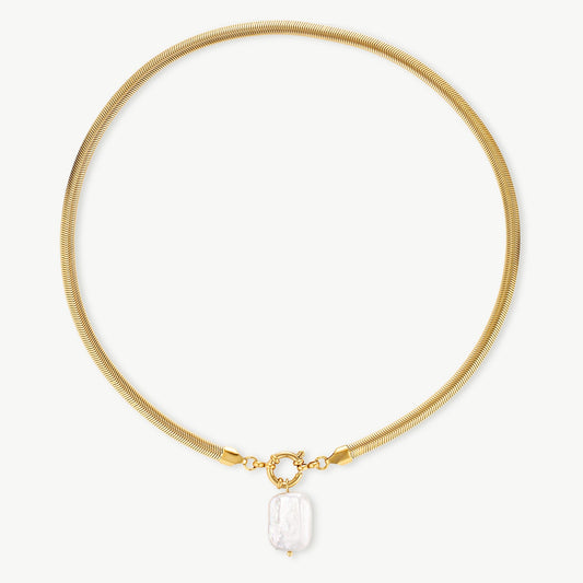 Pearl Pendant Choker