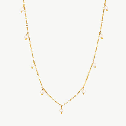 Pearl Station Necklace