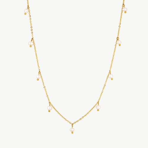 Pearl Station Necklace